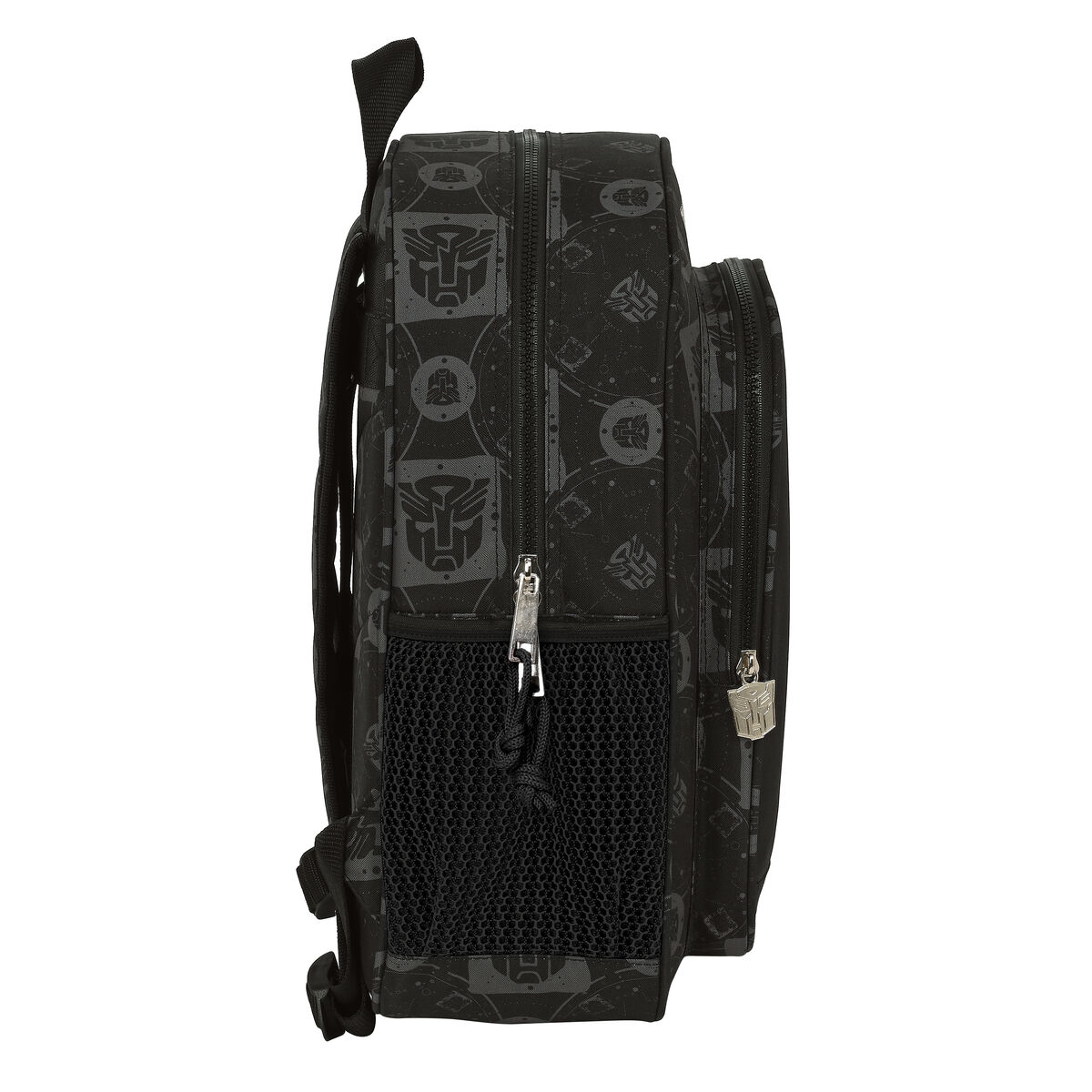 Mochila Escolar Transformers 32 x 38 x 12 cm Preto